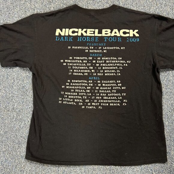 Nickelback Dark Horse Tour 2009 T Shirt - Picture 5 of 8